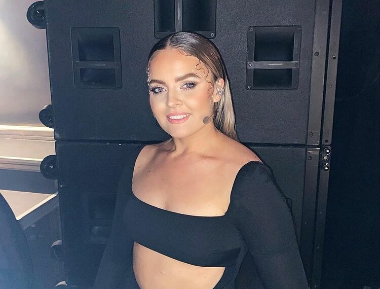 Sofia dalen in black dress