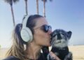 Jessica Stroup with her dog