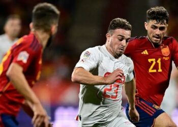 Xherdan Shaqiri playing