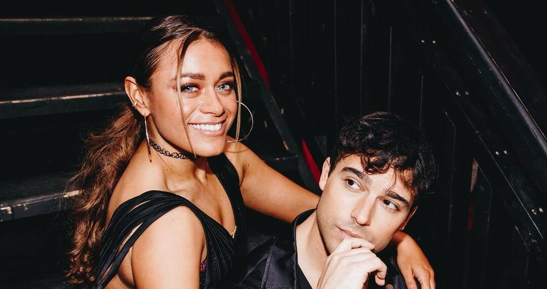 Katja Lujan Engelholm with her dancer partner