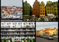 Collage of housing in Sweden