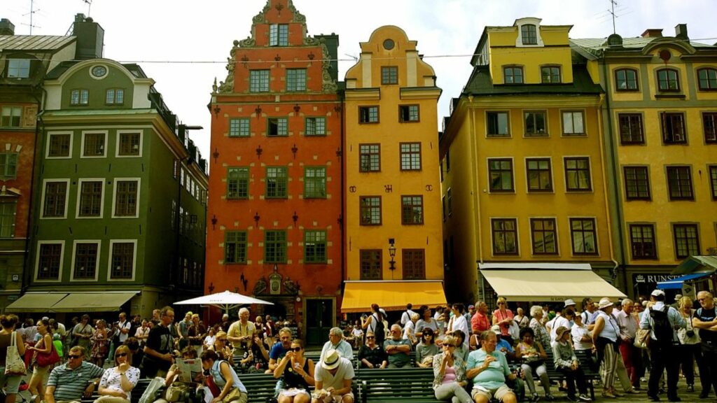 Sweden - Stockholm, famous old houses