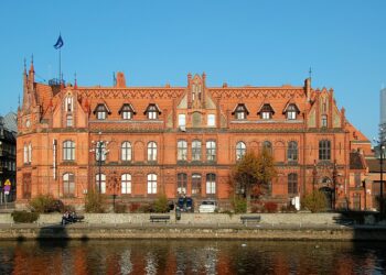 A building from the city of Bydgoszczy in Poland.