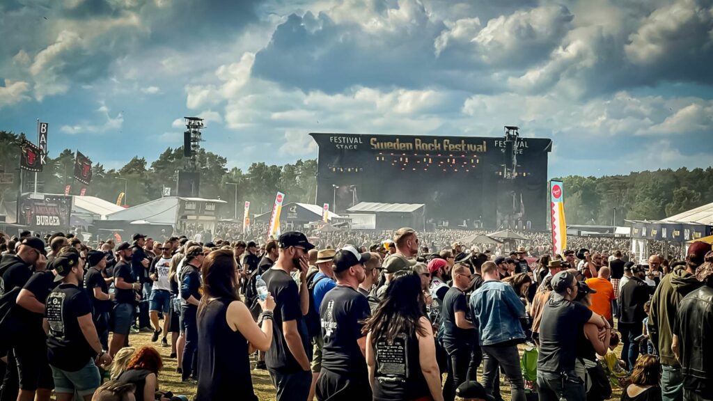 A view from Sweden Rock Festival