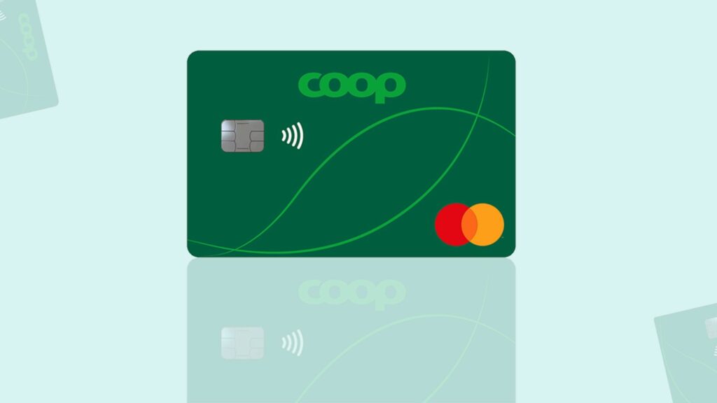 Coop Master card in green color