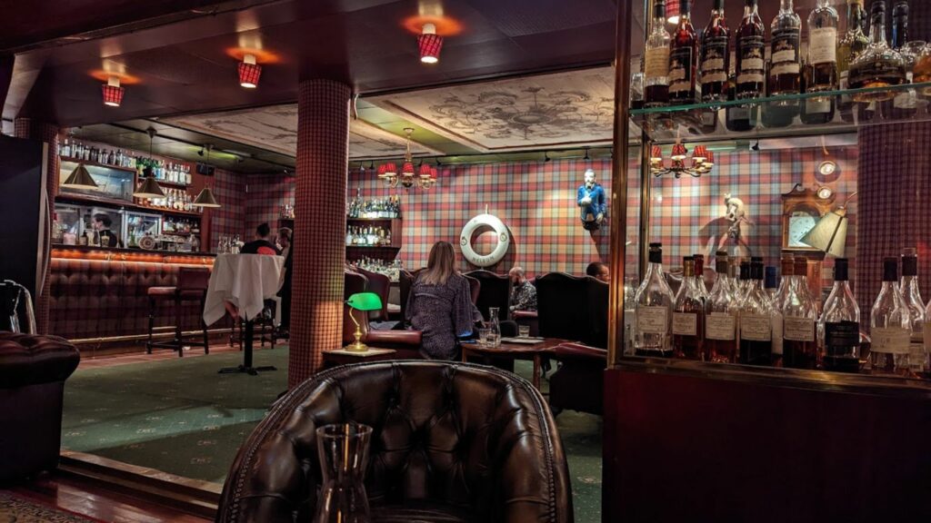 An inside view of Tweed, one of the best bars in Stockholm