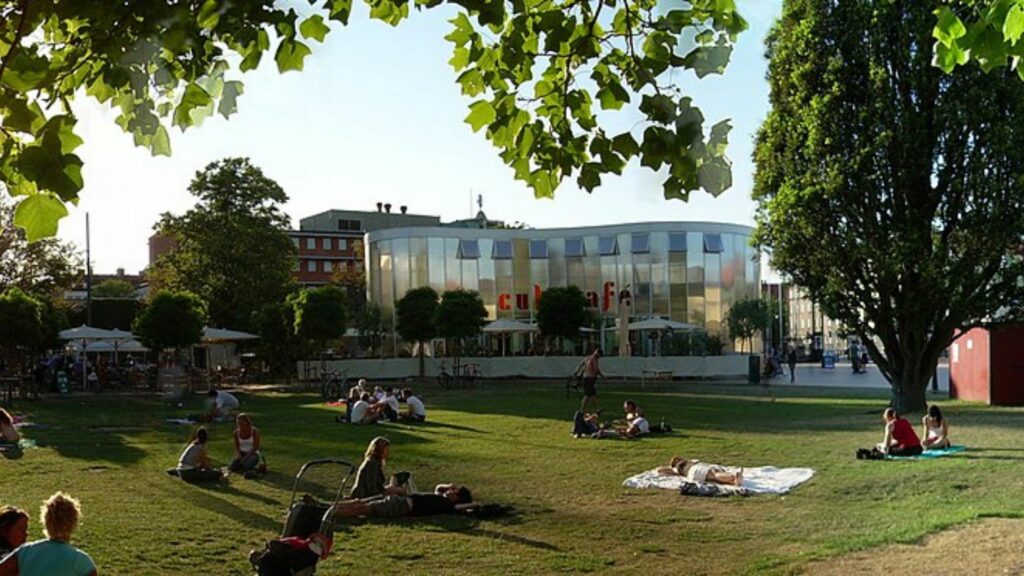 A view of Folkets Park in Malmo