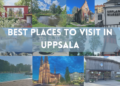 collage of the best places to visit in Uppsala